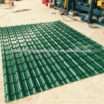 Color Steel glazed tile roll forming machine/aluminium foil plates/aluminium roofing tile forming machine